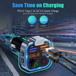 LENCENT Bluetooth 5.3 FM Transmitter mit Schnellladung & Freisprechfunktion – Bild 3