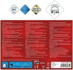 Idena 8325066 - LED Lichterkette mit 200 LED in warmweiss, mit 8 Stunden Timer Funktion und Transformator, ca. 27,9 m lang, Innen- und Aussenbereich, für Partys, Weihnachten, Deko, Hochzeit – Bild 2