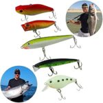Vicloon 120 PCS Angeln Köder gemischt einschliesslich Spinner, VIB, Höhenhaken, Einzelhaken, Drehgelenke, Zangen, Führer, etc. für Süsswasser-Salzwasser-Fischen – Bild 2