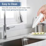 SimpleTaste Milchaufschäumer Elektrisch, Handheld Milchaufschäumer mit 2 Batterie und Edelstahl Standfuss, Manuelle Milchschäumer mit Elektrischer Starker Motor, Milk Frother – Bild 5