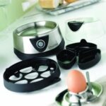 Russell Hobbs Eierkocher [Testsieger, 1-7 gekochte od. 3 gedämpfte Eier auf den Punkt genau] Edelstahl (inkl. Dampfgarer Einsatz, automatische Abschaltung, Signalton, BPA-frei, Messbecher) 14048-56 – Bild 3