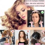Lockenwickler Locken Ohne Hitze, Rutschfest Heatless Curls Band mit Haarnadel, New Seidenhaar Lockenwickler, DIY Haare Locken Ohne Hitze Frisurenset,für langes mittleres Haar(Beige) – Bild 4
