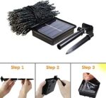 NEXVIN Solar Lichterkette Aussen, Outdoor Weihnachtsbeleuchtun Solar für Garten, Terrasse, Balkon Deko – Bild 7