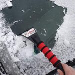 NIGRIN 6190 Eiskratzer Auto mit Schneebesen, ergonomischer rutschfester Softgriff, aus hochstabilem ABS, Schwarz Rot – Bild 6