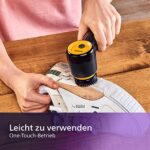 Philips GCA1000/60 Sneaker Cleaner - Für eine komfortable, vielseitige Sneaker-Reinigung und gründliche Ergebnisse, inkl. 4x AA Batterien, 3 Bürstenaufsätze, blau/gelb – Bild 4