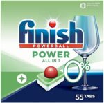 Finish 0% All in 1 Spülmaschinentabs, phosphatfrei – Geschirrspültabs gegen hartnäckigste Fettanschmutzungen – Ohne Duft- und Konservierungsstoffe