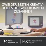 Logitech MX Master 3S for Mac - Wireless Bluetooth Mouse with Ultra Fast Scrolling, Ergo, 8K DPI, Glass Tracking, Quiet Clicks, USB-C, Apple, iPad – Bild 11