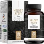 Maca Kapseln hochdosiert - Maca 201 Extrakt mit Tribulus terrestris, Cordyceps, Bockshornklee, Zink, Ginseng, Safran, Selen - 90 Kapsel Heldenkraft für Männer