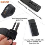 GoHZQ Angelrute Gürtel Elastische Gurte Halter Outdoor Supplies Einstellbar Dehnbare Angelrute Halterung Magic Band Angelgerät Krawatte Tasche Zubehör 5 Farben, 10 Packungen – Bild 4