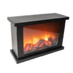 Ideen mit Herz LED-Kamin – Elektrischer Deko-Kamin mit realistischem Flammeneffekt & Timer