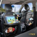 Tsumbay Auto Rückenlehnenschutz, Autositz Organizer, Rücksitz Organizer mit Tablet/Telefon Aufbewahrung, Wasserdicht Multifunktionale Auto Aufbewahrungstasche mit vielen Sack – Bild 7