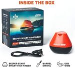 Deeper START Smart Fischfinder Echolot auswerfbar - Tragbares Sonar mit Tiefenmesser für das Angeln vom Steg oder Ufer | Angelzubehör Gadget mit KOSTENLOSER benutzerfreundlicher App – Bild 2