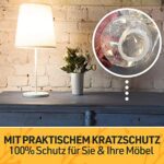 LED Kugel 3er Set Glaskugel warmweiss mit Batterie, Timer, Kratzschutz, Wunderschöne LED Deko Kugeln innen, Leuchtdeko Glaskugeln, Fensterbank Deko Wohnung modern, Fensterbank Lampe, Flur Dekoration – Bild 5
