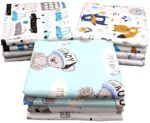 Clevere Kids Mulltücher 12er Pack | Jungs oder Mädchen | 70x80 | OEKO-TEX | made in EU – Bild 3
