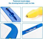 SGILE Grosse Magnetische Maltafel Zaubertafel, Zeichentafel Zaubermaltafel Malbrett mit 4 Form Stempel für Kinder ab 3 Jahre Geschenk – Bild 6