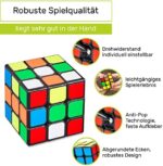 CUBIDI® Original Zauberwürfel 3x3 Klassisch - Typ Los Angeles | Speed-Cube 3x3x3 mit optimierten Dreheigenschaften | Magic Cube für Anfänger und Fortgeschrittene – Bild 9