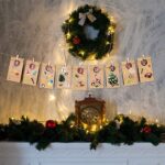LIVAIA Adventskalender 2024 DIY: 24 Papiertüten, Holzklammern & Aufkleber zum Befüllen – Bild 6