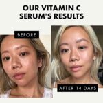 Bio Vitamin C Serum für das Gesicht MIT HYALURONSÄURE +RETINOL +FERULATSÄURE +JOJOBA ÖL +VIT E, Anti Aging Aufhellendes Gesichtsserum für reinen Hautglanz, Reduziert Falten & dunkle Flecken (Vegan) – Bild 3