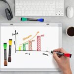 Maxtek 2 Farben in 1 Whiteboard Marker, 6 Whiteboard Stifte mit Schwamm Magnetisch, Flüssig Schreiben, Erase Marker für Zuhause Schule Büro – Bild 6