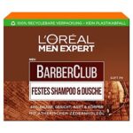L'Oréal Men Expert Festes Shampoo für Männer, XL-Seifenstück zur Reinigung von Körper, Haar & Bart, Mit pflegendem Zedernholzölkomplex, Barber Club, 1 x 80 g – Bild 6
