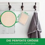 VERGLEICHSSIEGER* Seifensäckchen [4er Set] Dermatologisch Geprüft, TRUE NATURE® Sisal Seifenbeutel mit farbigen Labels zum Unterscheiden, Seifennetz Gross für festes Shampoo, Natur Seifen Säckchen – Bild 5