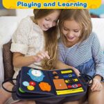 Withosent Montessori Busy Board – 4-Schicht Aktivitätsspielzeug für Kinder ab 3 Jahren – Bild 5