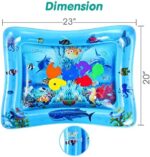 VATOS Wassermatte Baby, Baby Spielzeuge 3 6 9 Monate, Baby Wassermatte ist Perfektes Sensorisches Spielzeug für Baby Frühe Entwicklung Aktivitätszentren – Bild 4