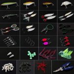 Vicloon 120 PCS Angeln Köder gemischt einschliesslich Spinner, VIB, Höhenhaken, Einzelhaken, Drehgelenke, Zangen, Führer, etc. für Süsswasser-Salzwasser-Fischen – Bild 6