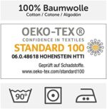 Makian Mullwindeln/Spucktücher - OEKO-TEX® Standard 100 geprüft zertifizierte Premium Qualität - doppelt gewebte Stoffwindeln/Mulltücher mit verstärkter Umrandung, Kochfest – Bild 7
