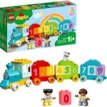 LEGO 10954 DUPLO Zahlenzug - Zählen Lernen, Zug Spielzeug, Lernspielzeug für Kinder ab 1,5 Jahren, Baby Spielzeug Geschenkideen