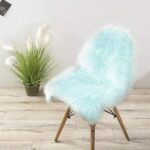 Teppich Wölkchen Lammfell Schaffell Imitat Fellteppich | Wohnzimmer Schlafzimmer Deko | Kunstfell als waschbarer Bettvorleger, Dekofell für Stuhl, Sofa, Bett – Bild 2