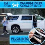 ThisWorx Autostaubsauger mit LED-Licht – Handstaubsauger zur Auto-Reinigung  – Adapter zum Anschluss an den Zigarettenanzünder –4,9 m Kabel – Bild 4