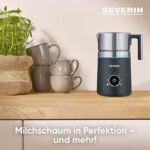 SEVERIN SPUMA Induktions-Milchaufschäumer – Edelstahl, spülmaschinengeeignet, ohne Anbrennen – Bild 3