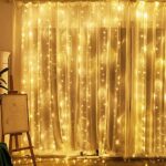 Lichtervorhang, Led Lichterketten Vorhang Weihnachtsdeko für Weihnachten Kinderzimmer, Aussen, Party, Hochzeit usw – Bild 2