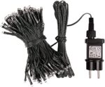 Idena 8325066 - LED Lichterkette mit 200 LED in warmweiss, mit 8 Stunden Timer Funktion und Transformator, ca. 27,9 m lang, Innen- und Aussenbereich, für Partys, Weihnachten, Deko, Hochzeit – Bild 3