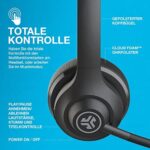 JLab Go Work Wireless Headset mit Mikrofon: 45+ Std. Wiedergabezeit, Kopfhörer mit Multipoint Verbindung, kabellos oder mit Kabel zu PC und Handy, Bluetooth Headset mit Mikrofon für Laptop Büro – Bild 6
