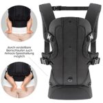 Fillikid - Ergonomische Babytrage/Kindertrage 4in1 - Bauchtrage, Rückentrage, variable Blickrichtung/mitwachsend, verstellbar - für Babys & Kleinkinder – Bild 2