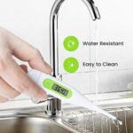 Femometer Digitales Fieberthermometer, Genaue Und Schnelle Ablesungen, Wasserdichte Sonde, Rektal, Oral, Achselthermometer Fieber thermometer für Baby Kinder Erwachsene – Bild 7