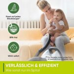 Nasensauger Baby. Das Original. Mit 2 Saugköpfen und Gratis Reinigungsbürste, klinisch getesteter Nasensauger Staubsauger, der sichere und sanfte Baby Nasensauger für jeden Staubsauger – Bild 6