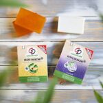 CD Feste Dusche 'Wasserlilie', 2 x 75 g, mit Kokosöl, nachhaltiges Pflegeprodukt für empfindliche Haut, ohne Mikroplastik, vegan – Bild 4