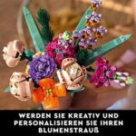 LEGO 10280 Icons Blumenstrauß, Kunstpflanzen für Erwachsene, künstliche Blumen zum Basteln, Home Deko, Zimmerdeko, Botanik-Kollektion – Bild 3