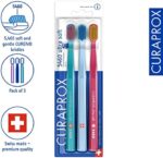 Curaprox Zahnbürste -  Ultra Soft Handzahnbürste für Erwachsene 5460 mit super weichen CUREN Borsten – Bild 2