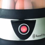 Russell Hobbs Eierkocher [Testsieger, 1-7 gekochte od. 3 gedämpfte Eier auf den Punkt genau] Edelstahl (inkl. Dampfgarer Einsatz, automatische Abschaltung, Signalton, BPA-frei, Messbecher) 14048-56 – Bild 6