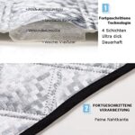 BEEWAY Frontscheibenabdeckung, Ultra-Dick Auto Windschutzscheiben Abdeckung Sonnenblende Wintergegen Schnee EIS Frost Sonne UV Staub Wasserbeständig – Bild 5