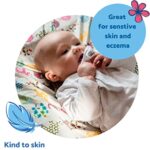Cheeky Wipes - Babytücher aus Baumwolle, weiss, 25 Stück - 15 x 15 cm – Bild 5