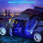 Winzwon, LED Innenbeleuchtung Auto, Winzwon Auto Zubehör Geschenke für Ihn Sie, LED Auto Strip Innenraumbeleuchtung Ambientebeleuchtung, Car Accessories Gifts für Männer Frauen, Auto Sachen Gadgets für Deko – Bild 4