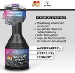 DR. WACK A1 High-End Spray Wachs 500 ml – Autowachs mit Abperl-Effekt, langanhaltender Schutz & Glanz für alle Lackarten – Bild 4