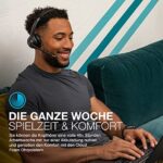 JLab Go Work Wireless Headset mit Mikrofon: 45+ Std. Wiedergabezeit, Kopfhörer mit Multipoint Verbindung, kabellos oder mit Kabel zu PC und Handy, Bluetooth Headset mit Mikrofon für Laptop Büro – Bild 3