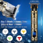 Xnuoyo Profi USB Haarschneidemaschine Haarschneider Herren Bartschneider Barttrimmer Haartrimmer Kinder Männer mit LCD-Indicator – Bild 3