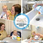 Baby Musselin Waschlappen aus Baumwolle 18 Stück, Kinderservietten, Baby Handtücher Set für Neugeborene, Weiche Baby Gesichtstücher und Badetuch, Weich und atmungsaktiv – Bild 5